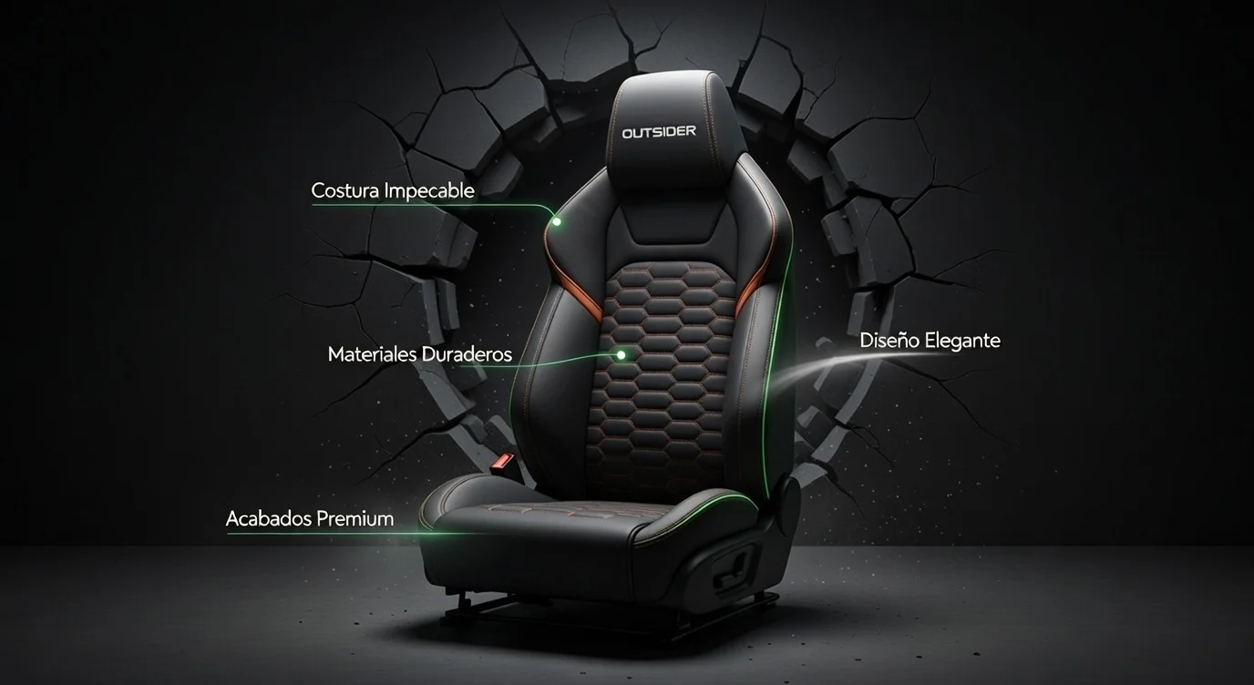 Tapizado Premium - Costura Impecable, Materiales Duraderos, Diseño Elegante, Acabados Premium